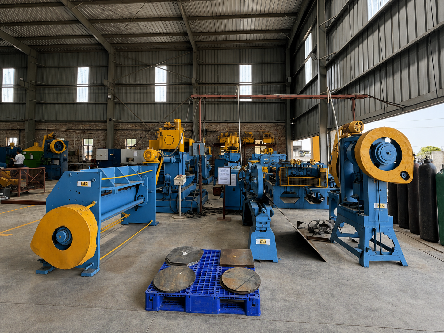 Decoiler line